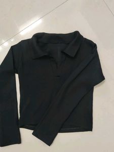 Black Long Sleeve Top