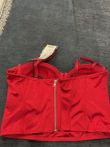Red Crop Top