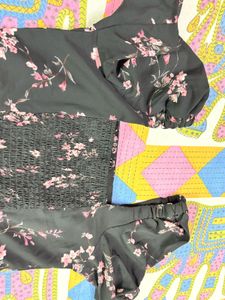 Floral Print Midi Dress