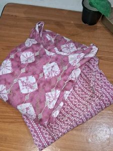 Pink kameez salwar dupatta Set❤️🤍