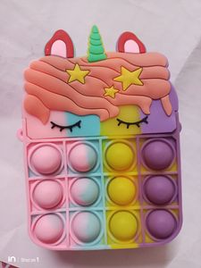 Unicorn Pop it Sling Bag For Kids