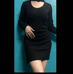 Slit Bodycon Dress