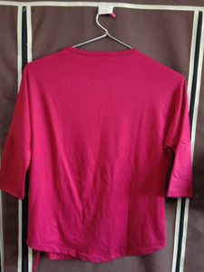 Maroon Crop Top