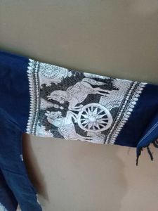 Ethnic Print Navy Tunic Short Kurti