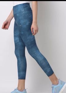 Performax Blue Patterned Gym Leggings
