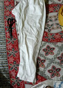 Orange Striped Dupatta