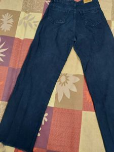 Black  Straight Fit Jeans