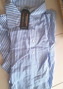 Blue &amp; White Strips Dress