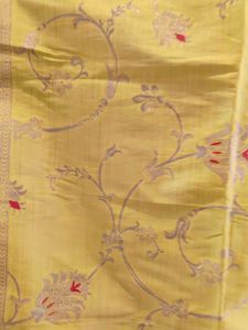 Silk Dupatta Yellow And Pink Combo