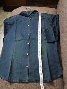 Dark Denim Button-up orDown Shirt