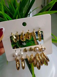 Assorted Earrings Set Of 9