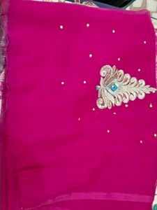 Elegant Embroidered Dress Material