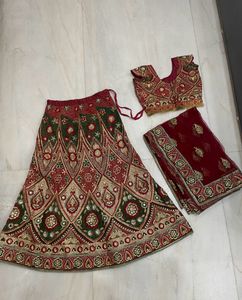 Festival Special Red Lehenga