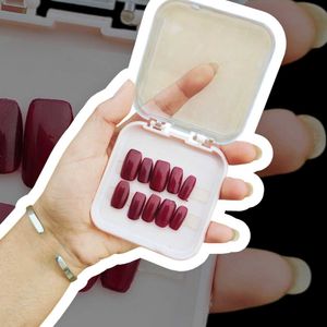 Glam Cherry Red Press-On Nails Kit!