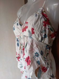 Floral Ruffle Cami Top