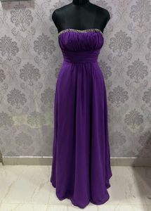Purple Embellished Gown