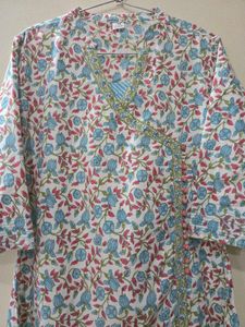 Cotton A-line Suit Set