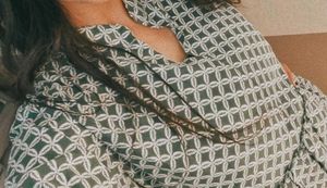 Printed Tiered Dress