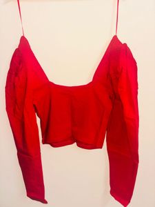 Zara Red Top