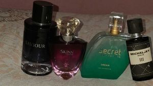 empty perfume bottles