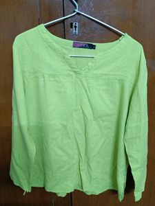 New Green Long Sleeve Top
