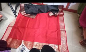 Elegant Black Saree