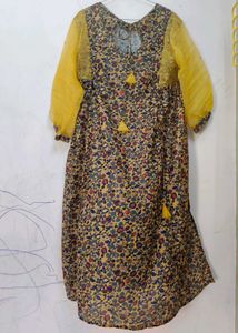✨ VARANGA Printed Festive silk  Kurta
