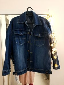 Navy Blue Denim Jacket