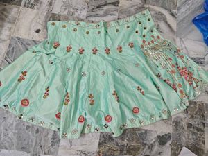 Very Heavy Designer Mirror Work Lehenga Choli
