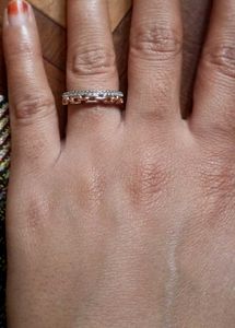 pur silver 925 Elegant Rose Gold Ring
