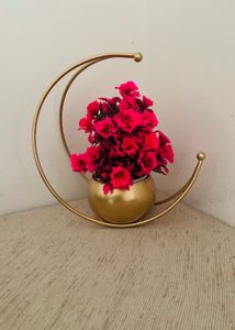 Moon🌙 Shape Vase Gold