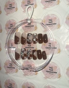 Brown Presson Nails