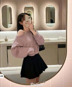 New with tag Pinterest Korean peach pullover