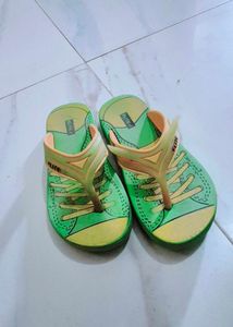 Casual Clogs And Girls Slippers .pair Of 2 Footwea