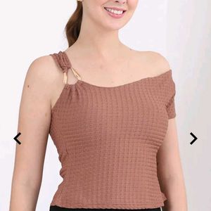 Stylish One-Shoulder Top