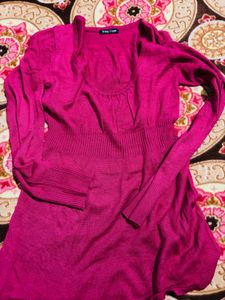 Pink acrylic top