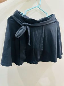 Cute Black Skort