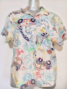 🎊Buy 1, Get 1 Free🎁34"-36" Funky Patterned Shirt