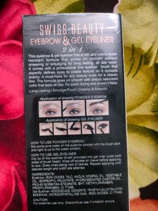Swiss Beauty 2 in 1 Eyebrow &amp; Gel Eyeliner
