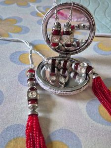 Necklace With Earrings For Women