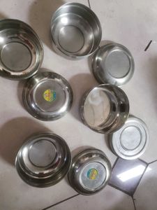4 Stainless Steel Tiffin Boxes
