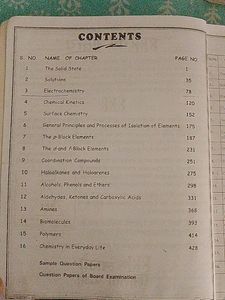 Class 12 Chemistry