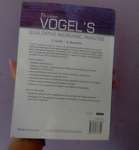 Vogel&#39;s Qualitative Inorganic Analysis