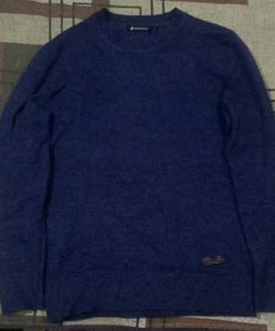 Hangten Blue Knit Sweater (M)