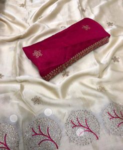 Chiffon Embroidery Saree