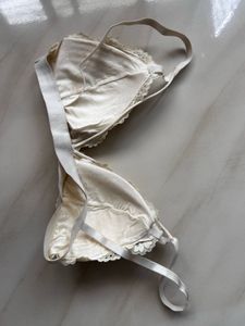 Off White Lacey Bra