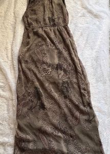 Elegant Paisley Print Dress