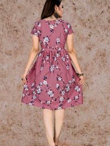 Floral Print Mini Dress