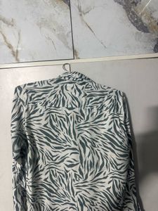 Zebra Print Long Sleeve