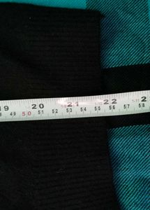 Trendy Black Knitted Cardigan |